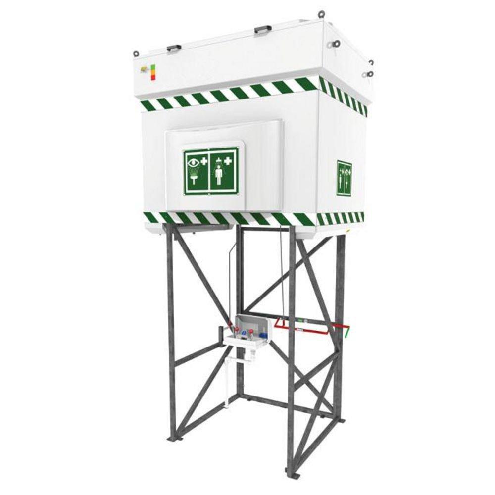 Emergency Tank Shower with Eye/Face Wash 
