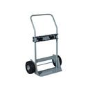 Double Cylinder 33" Wide 700 Capacity Hand Truck with 10-1/2" Pneumatic Front Wheels 