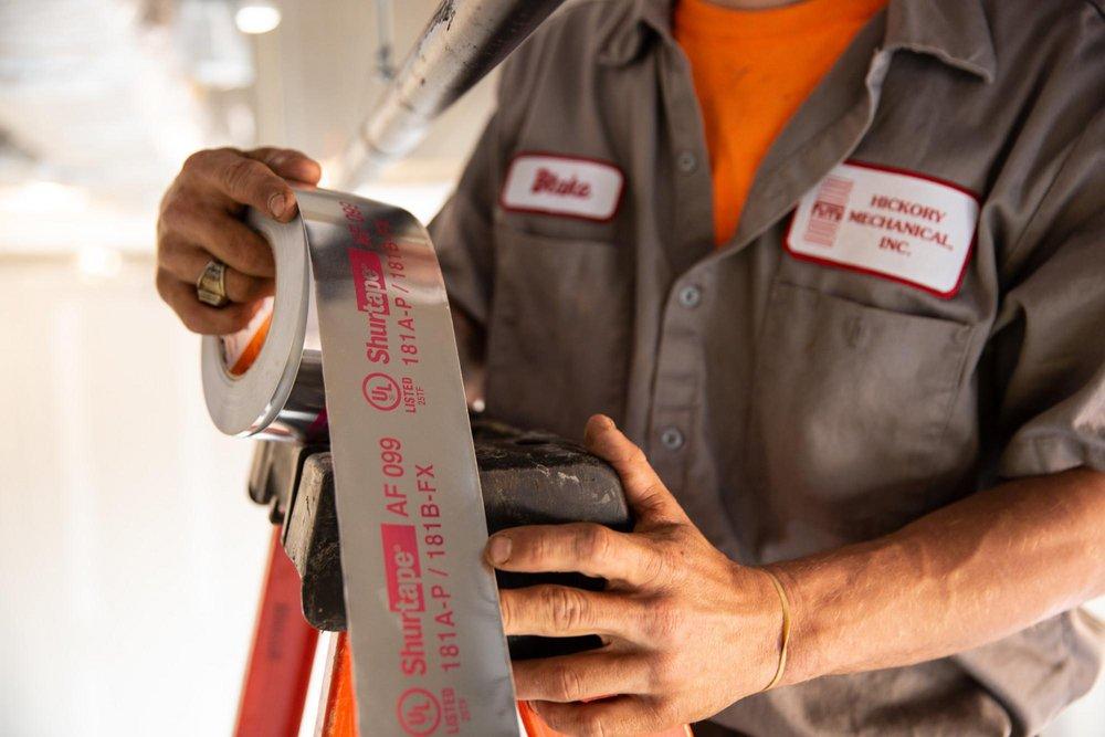 Shurtape Silver 60 yd. Silver UL 181A-P/B-FX Printed Aluminum Foil Tape 