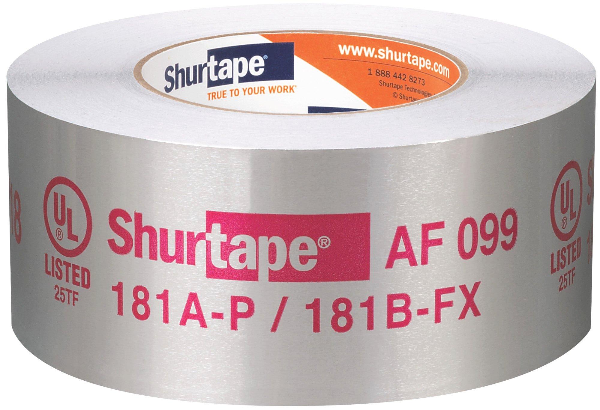Shurtape Silver 60 yd. Silver UL 181A-P/B-FX Printed Aluminum Foil Tape 