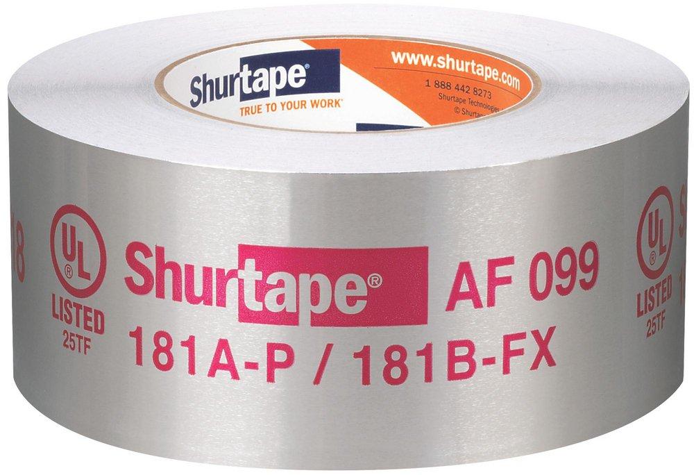 Shurtape Silver 60 yd. x 2-1/2 in. Aluminum and Acrylic Adhesive Foil Tape (16 Rolls per Case) 