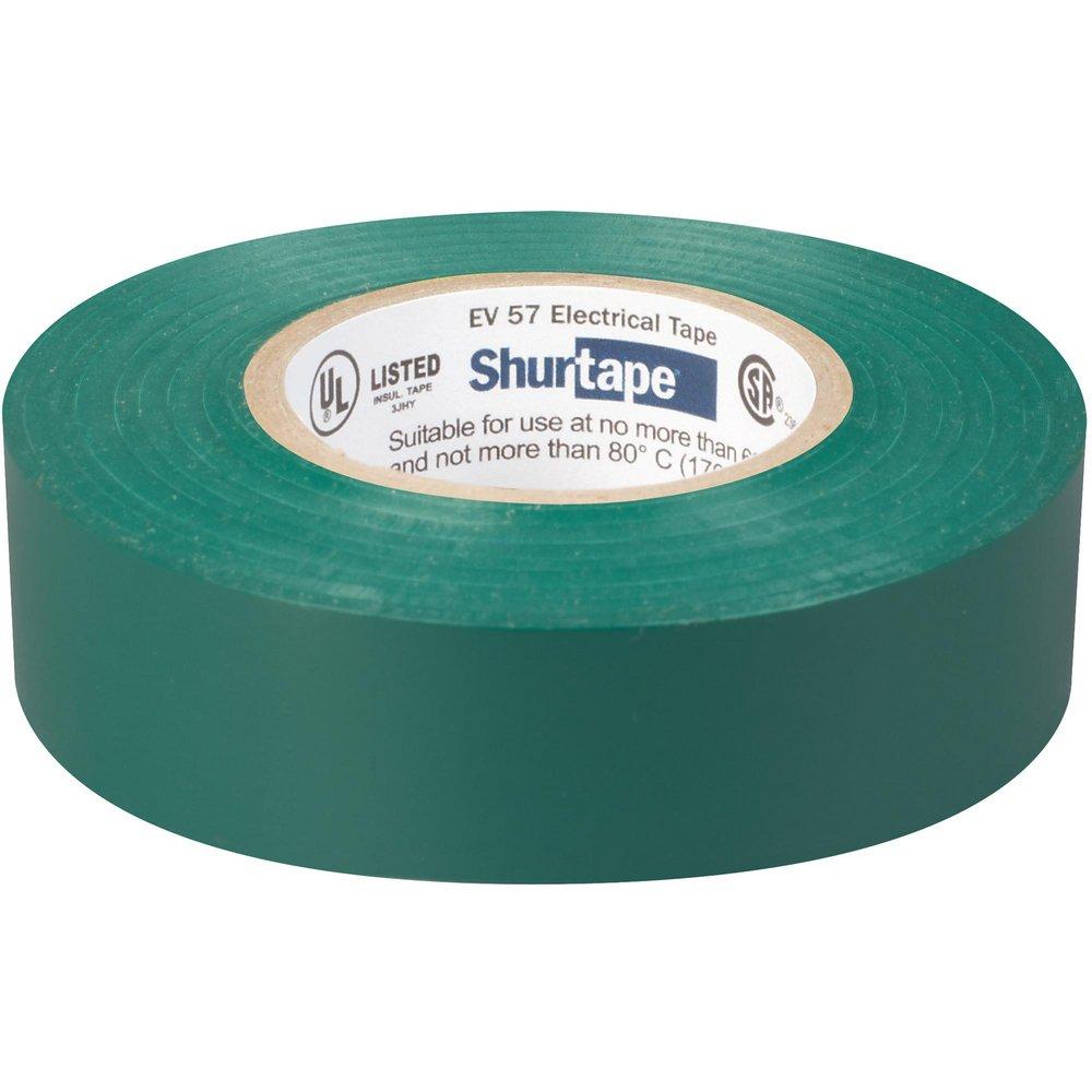 3/4 in x 66 ft Green General Purpose UL-Listed Electrical Tape 