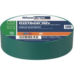 3/4 in x 66 ft Green General Purpose UL-Listed Electrical Tape
