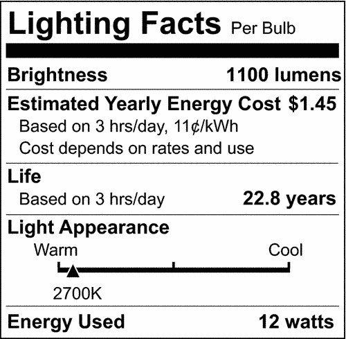 SATCO Frost 12W LED Bi-Pin GU24 Bulb 