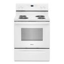 Whirlpool White 29-7/8 in. Electric 4-Burner Coil Freestanding Range 