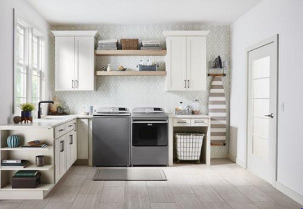 Maytag Metallic Slate 27 in. 7.4 cu. ft. Electric Dryer 