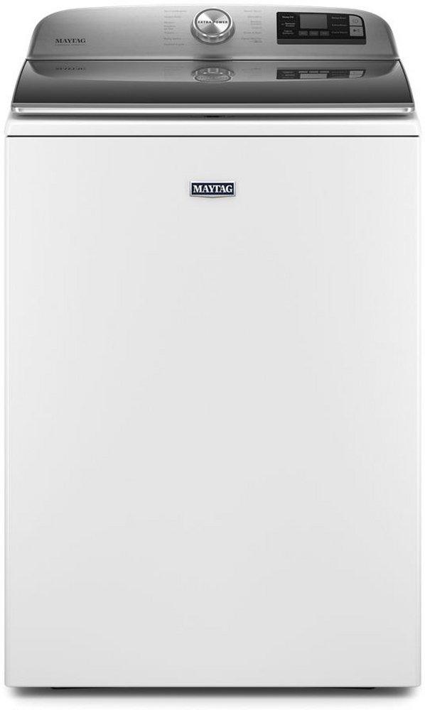 Maytag White 27-7/8 in. 5.3 cu. ft. Electric Top Load Washer 