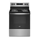 Whirlpool Heritage Stainless Steel 29-7/8 in. Electric 4-Burner Coil Freestanding Range 
