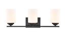 3-Light Vanity Fixture in Matte Black