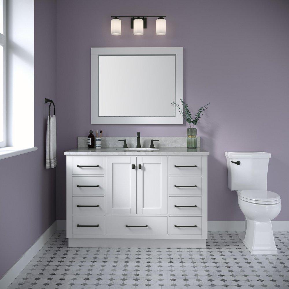 Millennium Lighting Matte Black 3-Light Vanity Fixture 