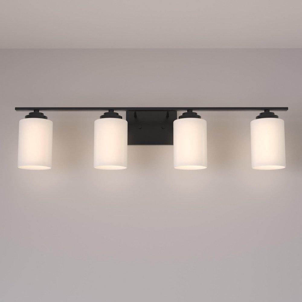 Millennium Lighting Matte Black 4-Light Vanity Fixture 