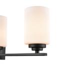 Millennium Lighting Matte Black 100W 4-Light Medium E-26 Incandescent Vanity Fixture 