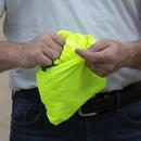 ERB Safety Hi-Viz Lime Polyester Pongee Windbreaker with Hood in Hi-Viz Lime 