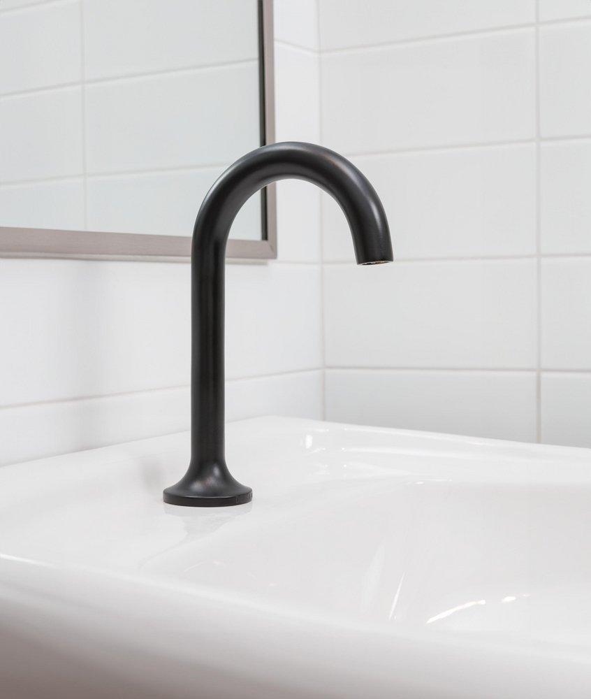 Delta Faucet Matte Black Sensor Bathroom Sink Faucet 