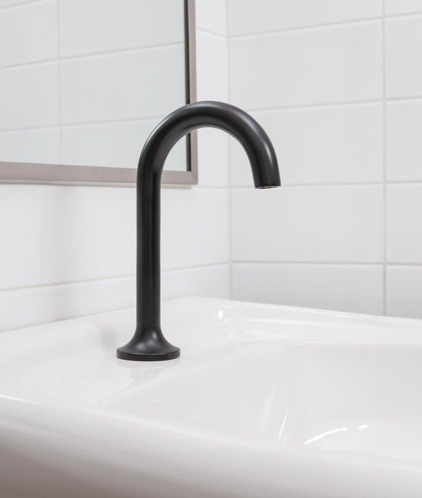 Delta Faucet Matte Black Sensor Bathroom Sink Faucet 