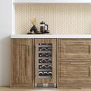 Landmark Panel Ready 15 in. 1.5A 2.89 cf Undercounter Single Zone Wine Cooler with Right Hinge in Panel Ready 