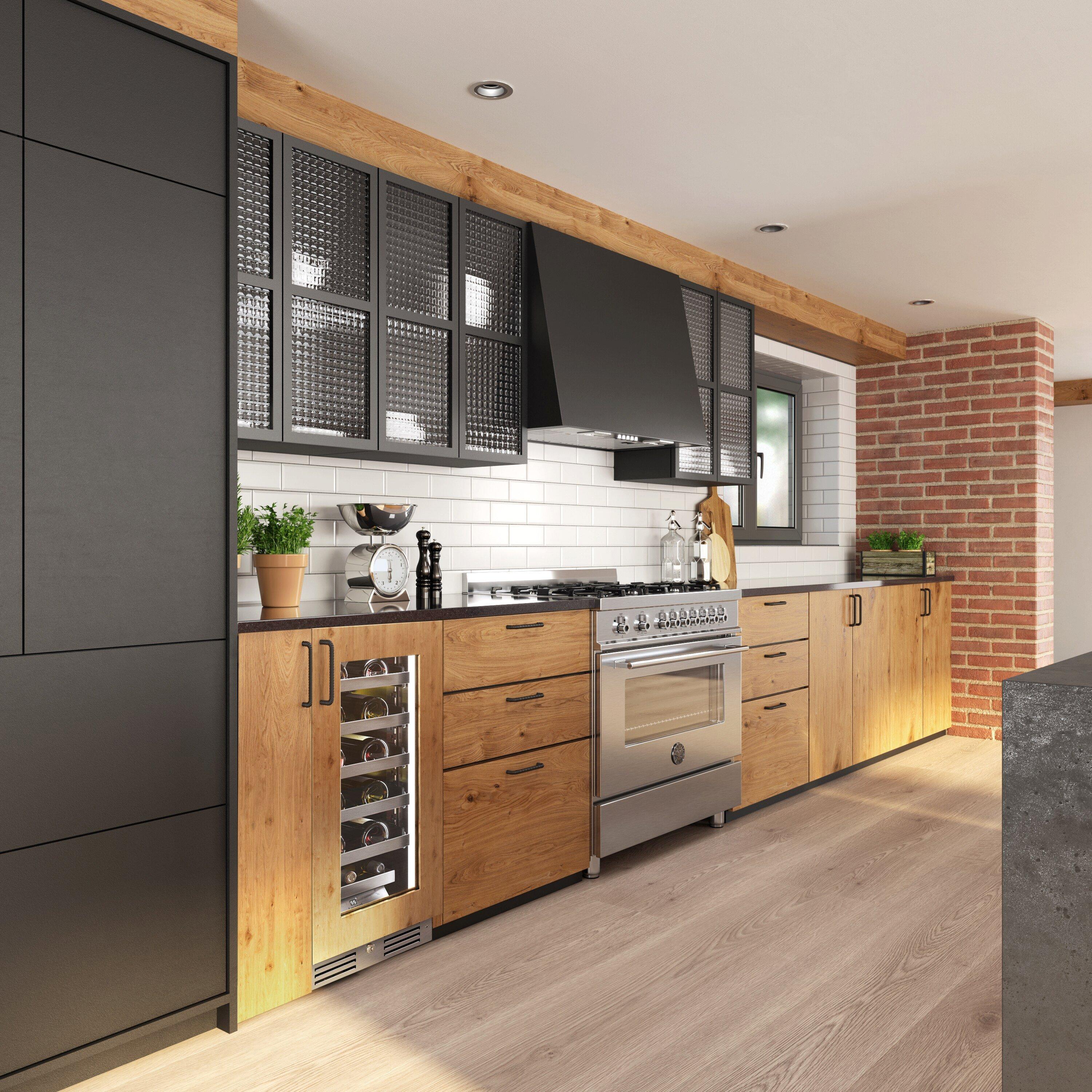 Landmark Panel Ready 15 in. 1.5A 2.89 cf Undercounter Single Zone Wine Cooler with Right Hinge in Panel Ready 