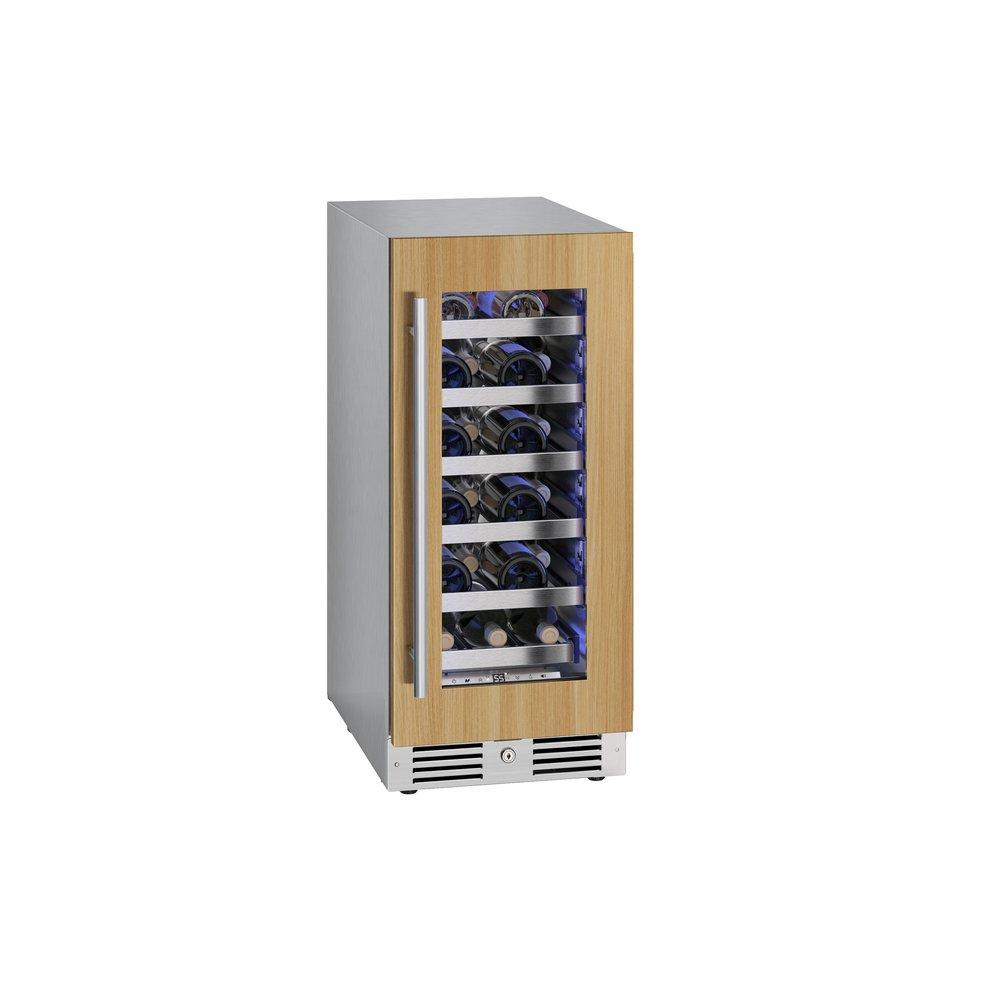 Landmark Panel Ready 15 in. 1.5A 2.89 cf Undercounter Single Zone Wine Cooler with Right Hinge in Panel Ready 