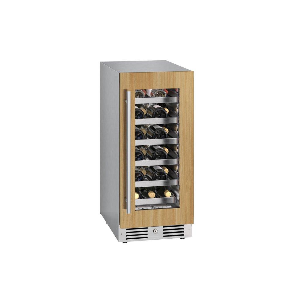 Landmark Panel Ready 15 in. 1.5A 2.89 cf Undercounter Single Zone Wine Cooler with Right Hinge in Panel Ready 