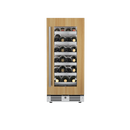Landmark Panel Ready 15 in. 1.5A 2.89 cf Undercounter Single Zone Wine Cooler with Right Hinge in Panel Ready 