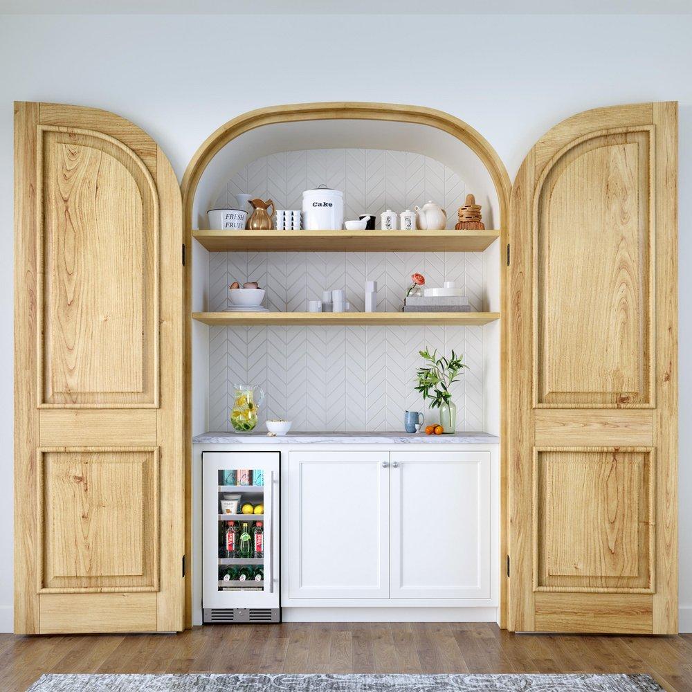 Landmark Panel Ready 15 in. 1.5A 2.89 cf Undercounter Beverage Cooler with Left Hinge in Panel Ready 