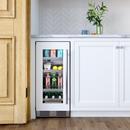Landmark Panel Ready 15 in. 1.5A 2.89 cf Undercounter Beverage Cooler with Left Hinge in Panel Ready 