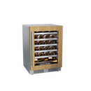 Landmark Panel Ready 24 in. 1.5A 5.21 cf Undercounter Single Zone Wine Cooler with Right Hinge in Panel Ready 