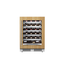 Landmark Panel Ready 24 in. 1.5A 5.21 cf Undercounter Single Zone Wine Cooler with Right Hinge in Panel Ready 