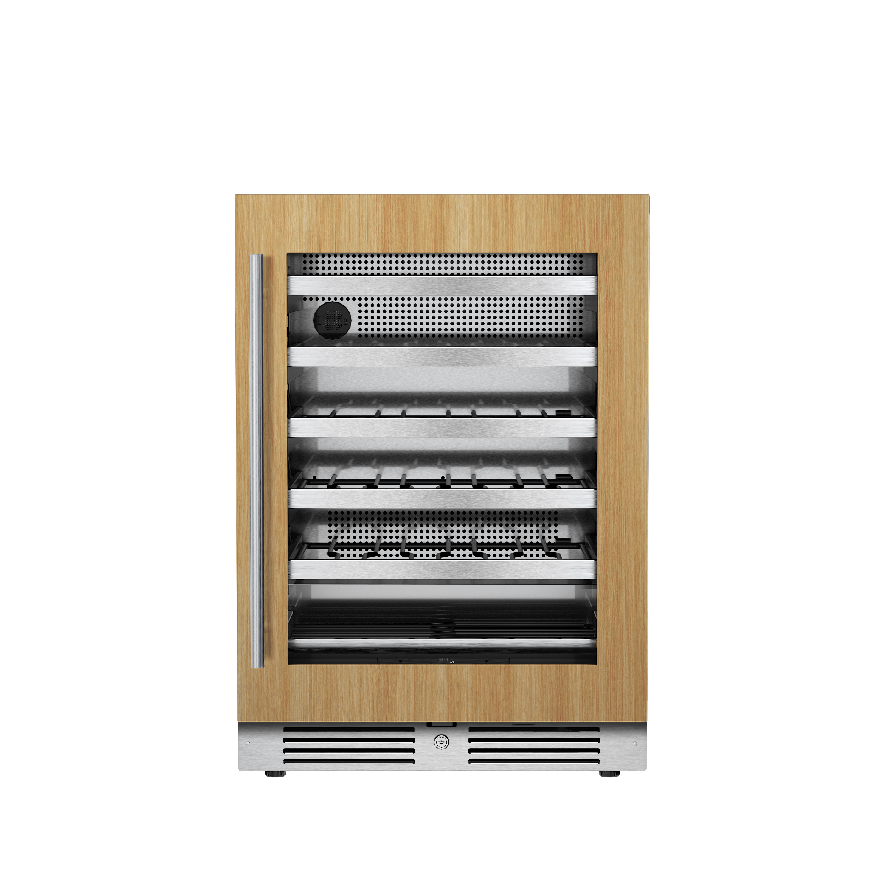 Landmark Panel Ready 24 in. 1.5A 5.21 cf Undercounter Single Zone Wine Cooler with Right Hinge in Panel Ready 