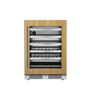 Landmark Panel Ready 24 in. 1.5A 5.21 cf Undercounter Single Zone Wine Cooler with Right Hinge in Panel Ready 