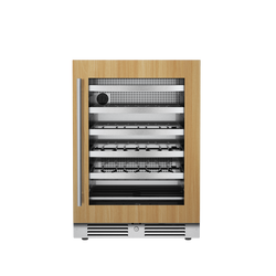 24 in. 1.5A 5.21 cf Undercounter Single Zone Wine Cooler with Right Hinge in Panel Ready