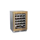 Landmark Panel Ready 24 in. 1.5A 5.21 cf Undercounter Single Zone Wine Cooler with Right Hinge in Panel Ready 