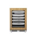 Landmark Panel Ready 24 in. 1.5A 5.21 cf Undercounter Single Zone Wine Cooler with Right Hinge in Panel Ready 