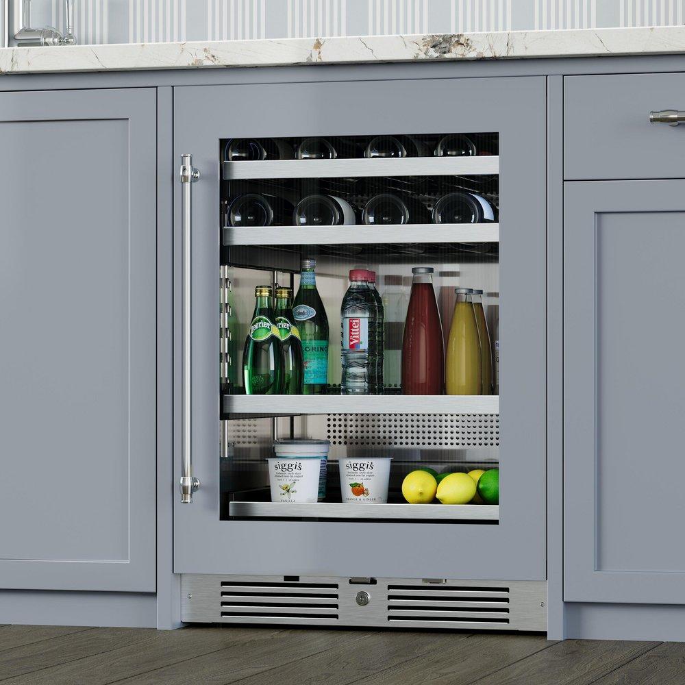 Landmark Panel Ready 24 in. 1.5A 5.21 cf Undercounter Single Zone Wine & Beverage Cooler with Right Hinge in Panel Ready 