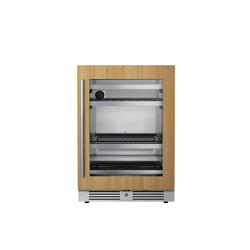 24 in. 1.5A 5.21 cf Undercounter Single Zone Wine & Beverage Cooler with Right Hinge in Panel Ready