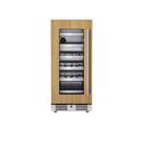 Landmark Panel Ready 15 in. 1.5A 2.89 cf Undercounter Single Zone Wine Cooler with Left Hinge in Panel Ready 