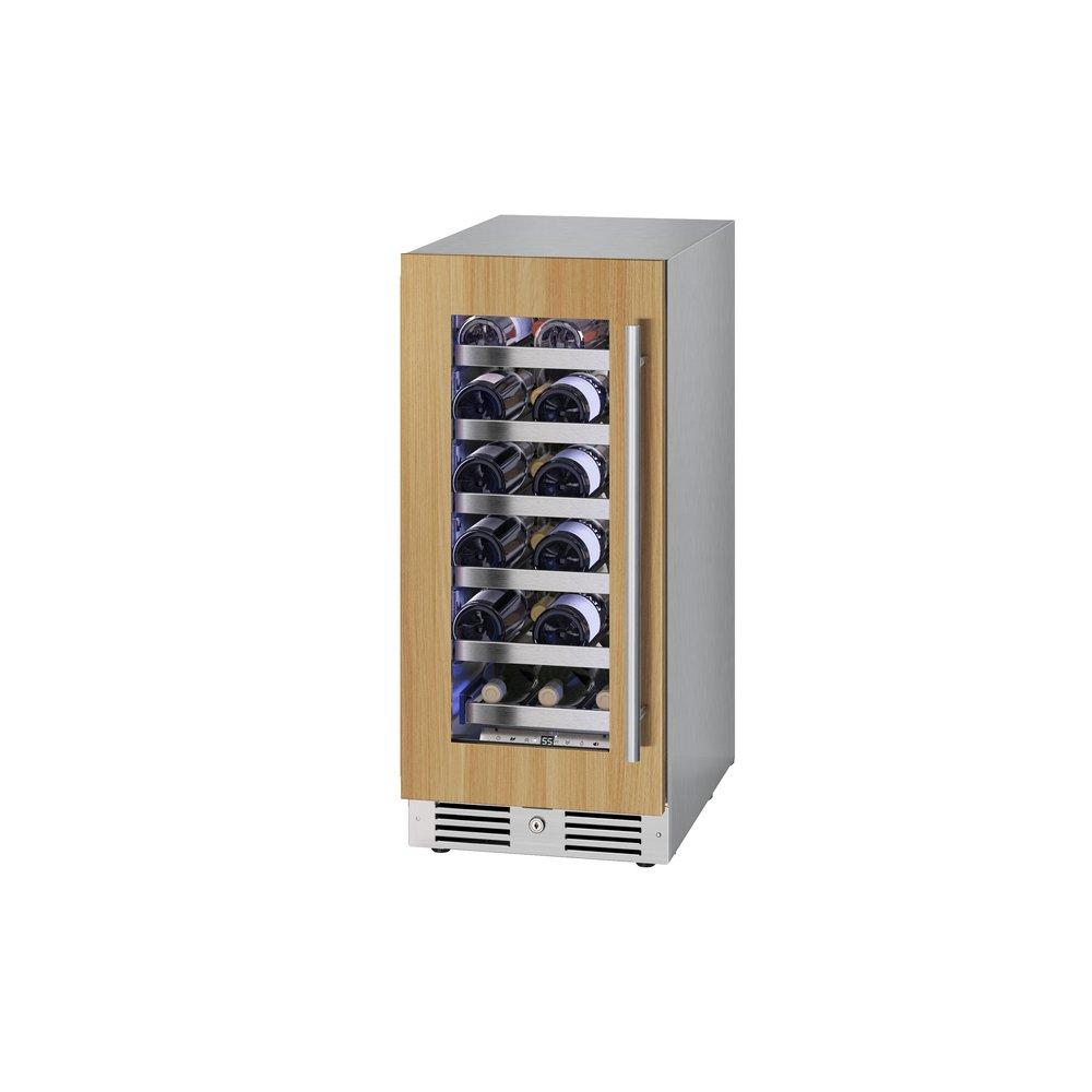 Landmark Panel Ready 15 in. 1.5A 2.89 cf Undercounter Single Zone Wine Cooler with Left Hinge in Panel Ready 