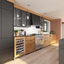 Landmark Panel Ready 24 in. 1.5A 5.21 cf Undercounter Single Zone Wine Cooler with Left Hinge in Panel Ready 