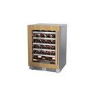 Landmark Panel Ready 24 in. 1.5A 5.21 cf Undercounter Single Zone Wine Cooler with Left Hinge in Panel Ready 