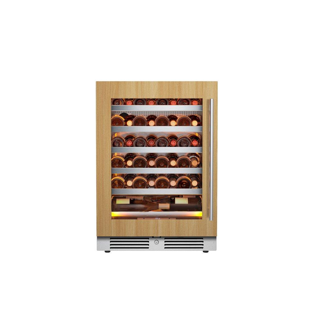 Landmark Panel Ready 24 in. 1.5A 5.21 cf Undercounter Single Zone Wine Cooler with Left Hinge in Panel Ready 