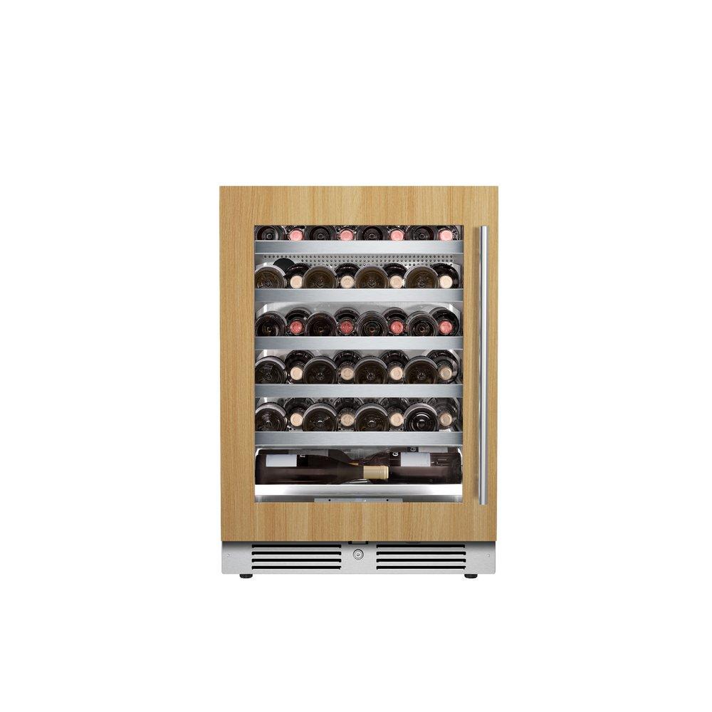 Landmark Panel Ready 24 in. 1.5A 5.21 cf Undercounter Single Zone Wine Cooler with Left Hinge in Panel Ready 