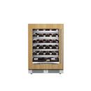 Landmark Panel Ready 24 in. 1.5A 5.21 cf Undercounter Single Zone Wine Cooler with Left Hinge in Panel Ready 
