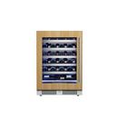 Landmark Panel Ready 24 in. 1.5A 5.21 cf Undercounter Single Zone Wine Cooler with Left Hinge in Panel Ready 