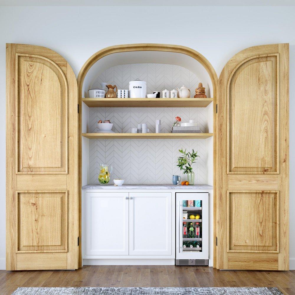 Landmark Panel Ready 15 in. 1.5A 2.89 cf Undercounter Beverage Cooler with Right Hinge in Panel Ready 