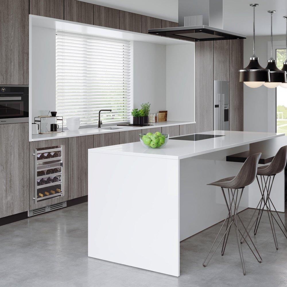 Landmark Panel Ready 24 in. 1.5A 4.76 cf Undercounter Dual Zone Wine Cooler with Right Hinge in Panel Ready 