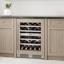 Landmark Panel Ready 24 in. 1.5A 4.76 cf Undercounter Dual Zone Wine Cooler with Right Hinge in Panel Ready 