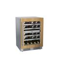 Landmark Panel Ready 24 in. 1.5A 4.76 cf Undercounter Dual Zone Wine Cooler with Right Hinge in Panel Ready 