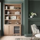 Landmark Panel Ready 24 in. 1.5A 4.76 cf Undercounter Dual Zone Wine Cooler with Right Hinge in Panel Ready 