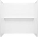 Sterling White 60 x 58-3/4 in. Tub & Shower Wall 