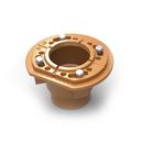 HOT MOP COMPACT CLAMP DOWN DRAIN CAST IRON 2 THROAT 2 NO HUB OUTLET 